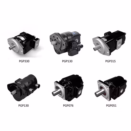 Bomba hidráulica de la serie de bombas de engranajes de hierro fundido Parker Pgp